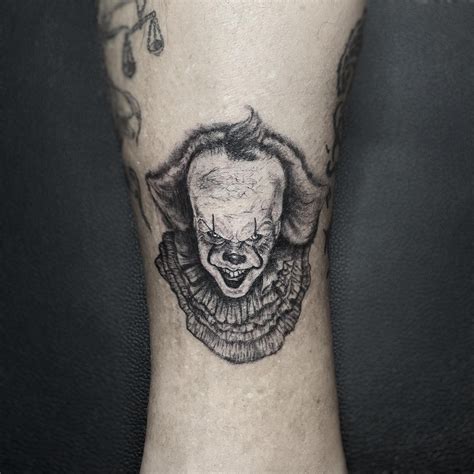 Small Pennywise Tattoo Juancahierrotattoo Life Tattoos Print Tattoos