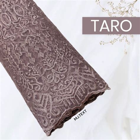 Jual Kain Kebaya Tile Motif Sapto Brokat Tulle Sumba Embroidery Etnik