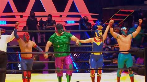 Team Leyenda Americana Gana La Marvel Lucha Libre Edition De Triplemanía Xxix