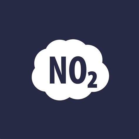 NO2 Nitrogen Dioxide Gas Icon 17613307 Vector Art At Vecteezy