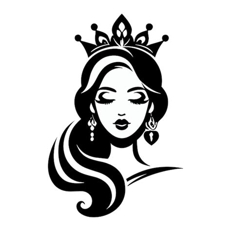 Premium Vector Beauty Feminine Woman Queen Logo Vector Illustration