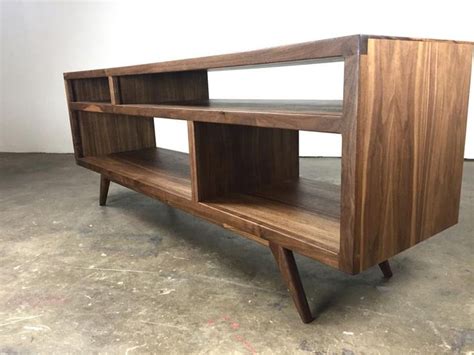 Mcm Handmade Tv Console Midcentury Modern Handmade Media Console Tv