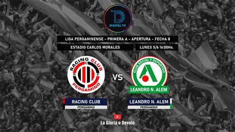 Racing Club Vs Leandro N Alem Fecha Primera A Liga