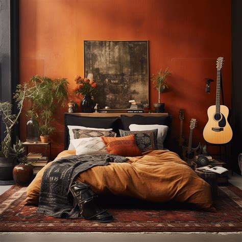 Black And Rust Bedroom Ideas Hearthandpetals