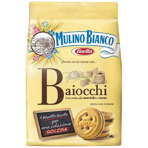 Biscuits Baiocchi Nocciola MULINO BIANCO le paquet de 260 g à Prix