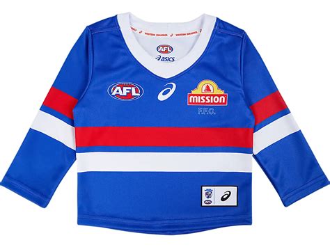 Unisex Western Bulldogs Replica Home Guernsey Long Sleeved Infant