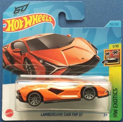 New Hot Wheels Lamborghini Sian Fkp Exotics Series Long Card