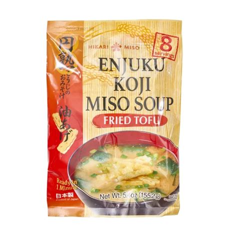 Hikari Enjuku Instant Miso Soup Fried Tofu 8 Servings 155g Pachara