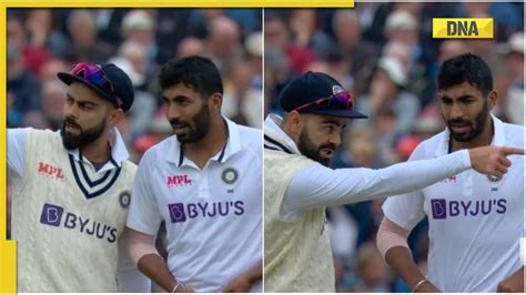 Ind Vs Eng 5th Test Virat Kohli Advises Jasprit Bumrah On Field