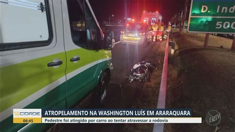 Homem Morre Atropelado Ao Tentar Atravessar Rodovia Washington Lu S Em