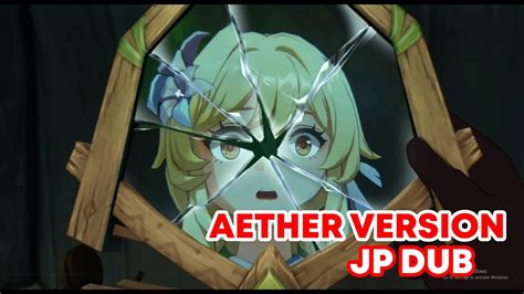 Archon Quest Traveler Cutscene Aether Version Jp Dub Genshin