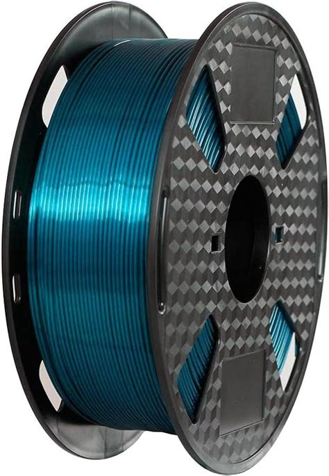 İpek Camgöbeği Mavi PLA Filament 1 75 mm 3D Yazıcı Malzemeleri 1 kg