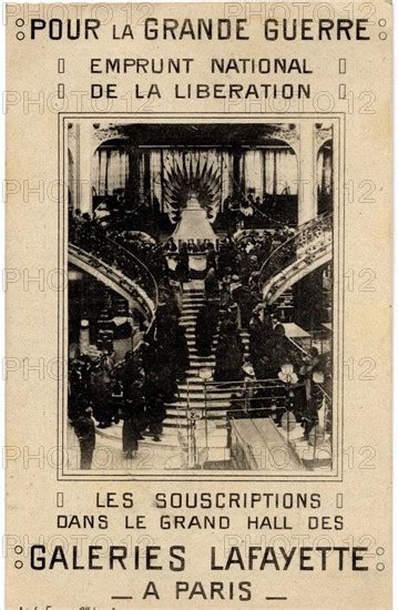 Carte Postale Ancienne Emprunt National Pour La Lib Ration