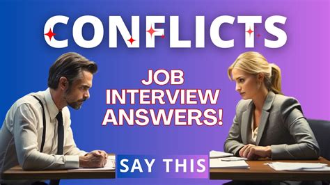 How Do You Handle Conflicts Best Answers To Difficult Job