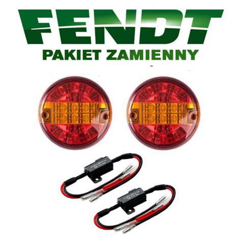 Zestaw 2x lampy tylne LED 130 lumenów do Fendt Agraled pl