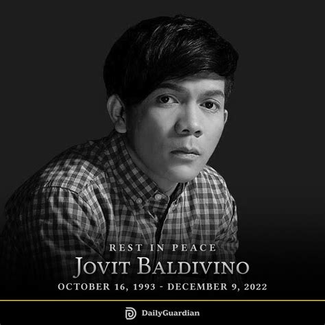 Daily Guardian On Twitter Rest In Peace Jovit Jovit Baldivino