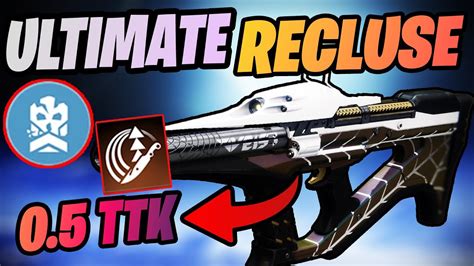 Making The Recluse Into The Best Pvp Smg Again Recluse Desperate Measures Build Destiny 2