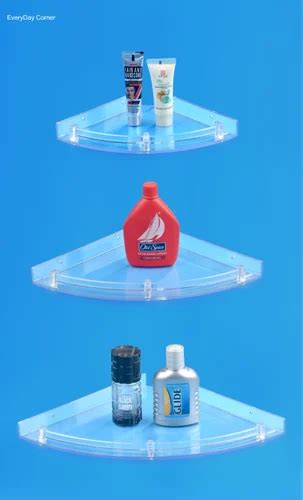 JAI ABS Acrylic UB036 Corner Shelf Standard For Bathroom At Rs 565 Set