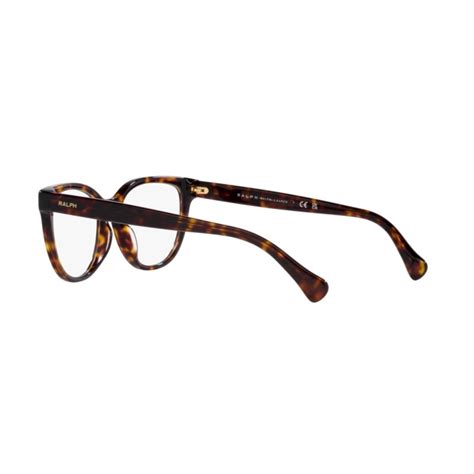 Ralph Lauren Ra 7153 5003 Shiny Dark Havana Eyeglasses Woman