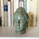 Flohmarktfunde Grüner Buddha aus Ton johannarundel DIY Blog