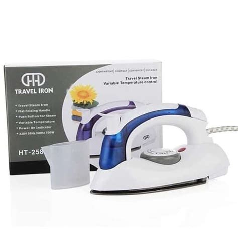 Jual Setrika Uap Lipat Mini Portable Praktis Steam Iron Travel