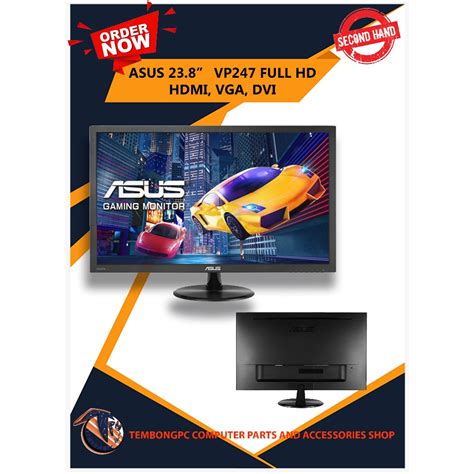 Asus Led Monitor Asus Vp Vp H Full Hd Shopee Philippines