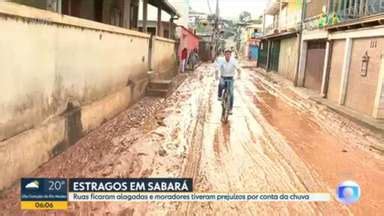 Bom Dia Minas Chuva provoca estragos em Sabará Globoplay