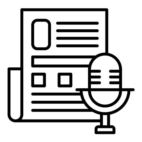 Icono De Línea De Prensa 14811358 Vector En Vecteezy