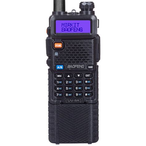 ᐉ Рация Baofeng UV-5R c кнопкой РТТ с гарнитурой Baofeng Черный ...
