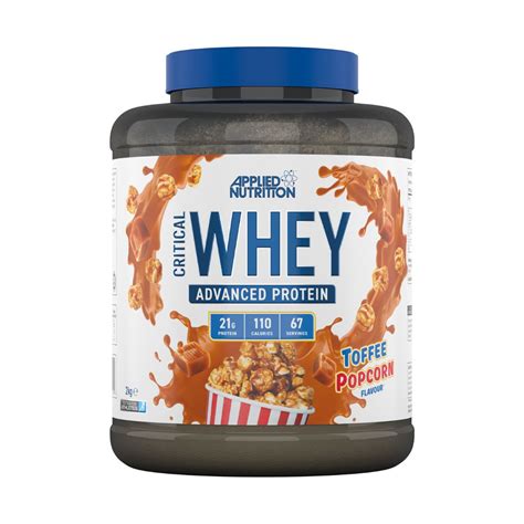 Applied Nutrition Critical Whey Toffee Popcorn 2Kg Protein Malta