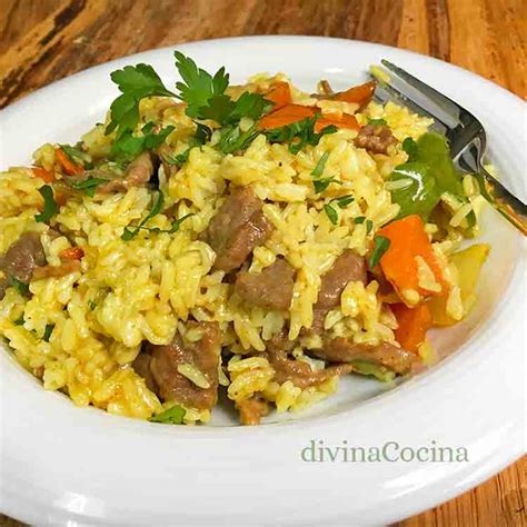 Arroz Con Ternera Al Curry Receta De Divina Cocina