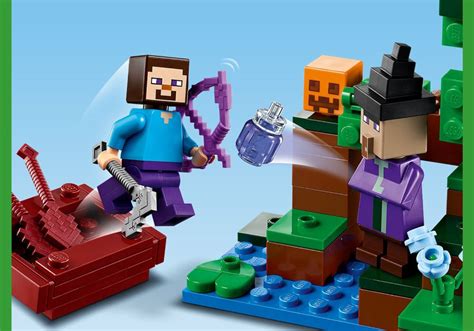Lego 21248 Minecraft Dyniowa Farma Niskie Ceny I Opinie W Media Expert