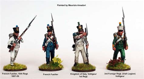 French Napoleonic Infantry Battalion 1807 14 18 19 Jahrhundert