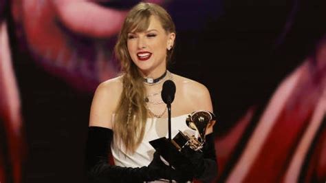 Taylor Swift Makes History At Grammy Awards With Album Of The Year