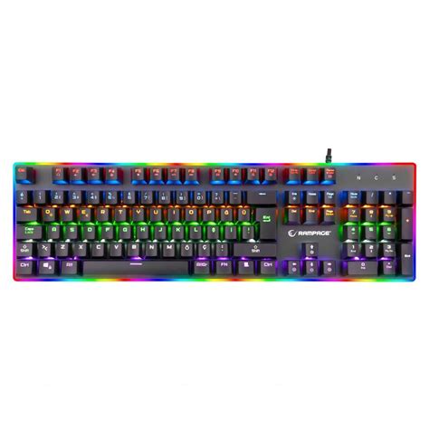 Rampage Bygame K Rgb Led Frame Rainbow Mekanik Blue Switch Gaming