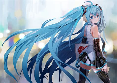 Wallpaper Anime Girls Digital Art Artwork 2d Portrait Hatsune