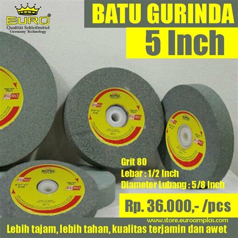 Jual Batu Gurinda Hijau Grid 80 Euro Grinding Wheel 5 Inch Original