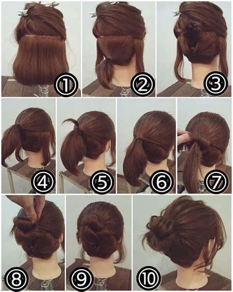 Stunning How To Do A Cute Bun For Short Hair Trend This Years ...