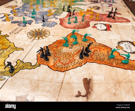 Risk - A family a strategy board game of diplomacy, conflict and ...