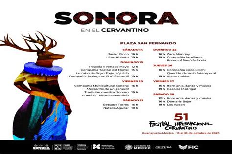 Presentan Elenco Art Stico De Sonora Para El Cervantino