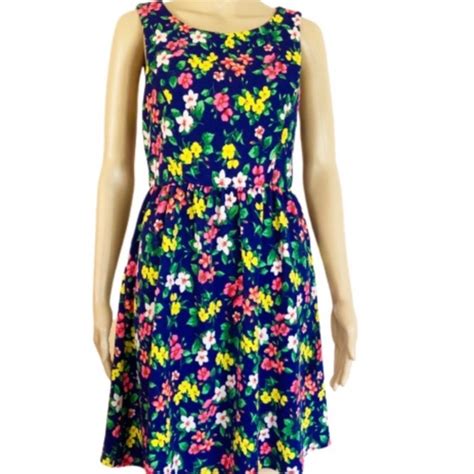 Monteau Dresses Monteau Floral Sundress With Open Back Poshmark