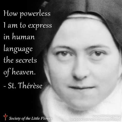 St Therese Quotes On Love. QuotesGram