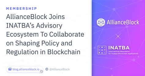 AllianceBlock Becomes INATBAs Advisory Board Member For Better