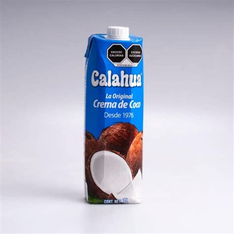 Crema De Coco Calahua Envase Tetrapak 1 Lt Arerofast