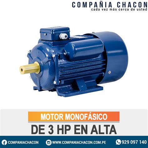 Motor El Ctrico Monof Sico En Alta Compa Ia Chacon S A C