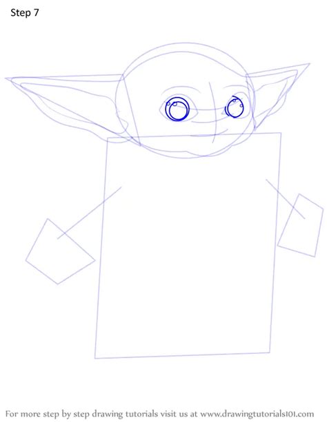 How To Draw A Baby Yoda Star Wars Step By Step