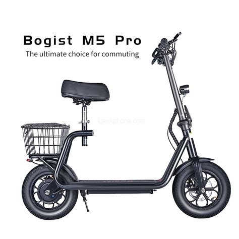 Bogist M Pro Review Folding Moped Electric Scooter At