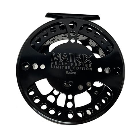 Raven Matrix Centerpin Float Reel Mxrfpl Limited Edition Black Fly