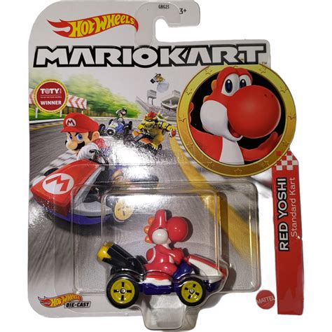 Hot Wheels Super Mario Kart Figur Med Bil Biler Bilspor Biler Kj Ret Y Leker