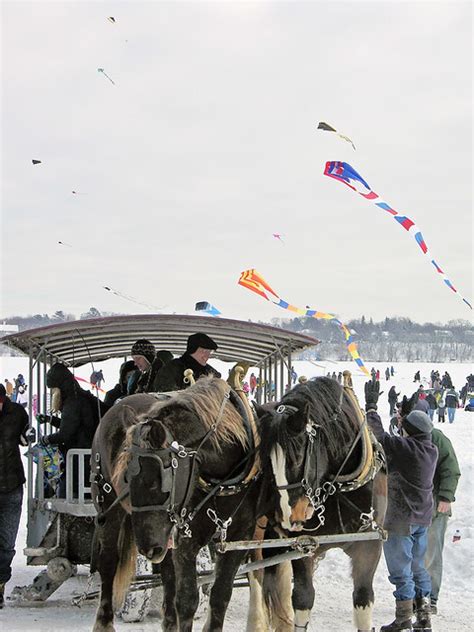 Color Ascended for a while, during the 2014 Lake Harriet Winter Kite Festival | Twin Cities ...